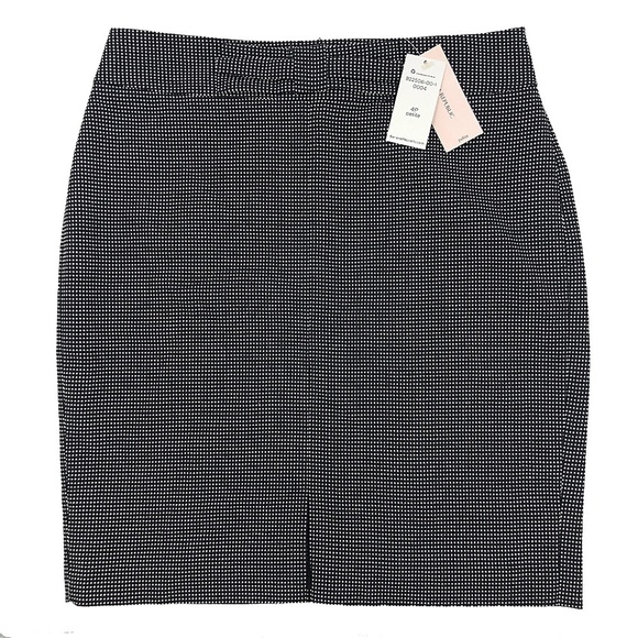 Banana Republic Timeless Classic Office Wear Polka Dot Pencil Skirt Petite 4P - Picture 5 of 6
